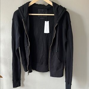 Unsubscribed Black Zip-up